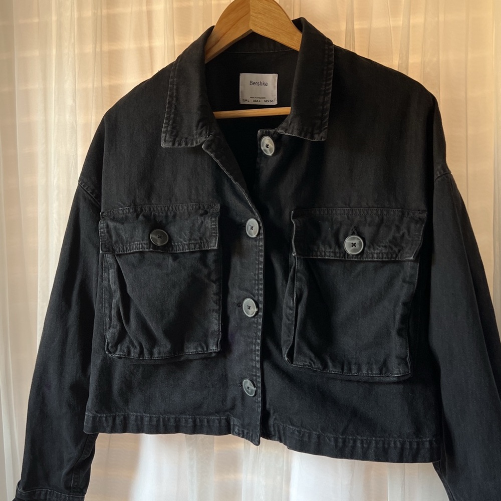 Bershka Black Jacket - Picture 5 of 7